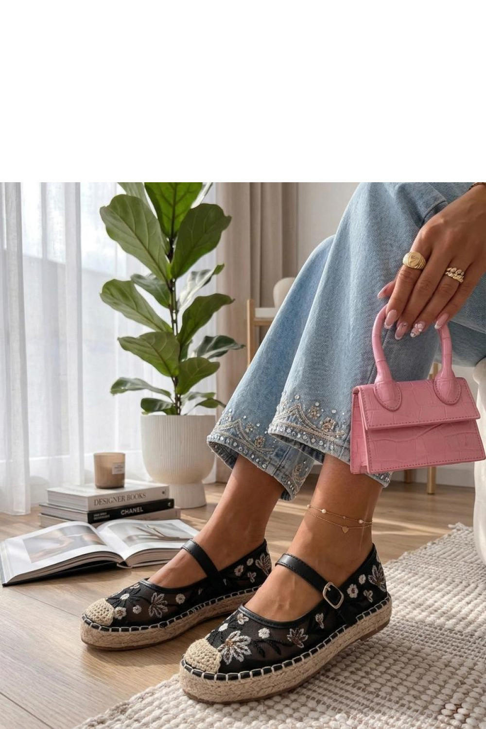 Espadrilky J2933 černé - Solea 38