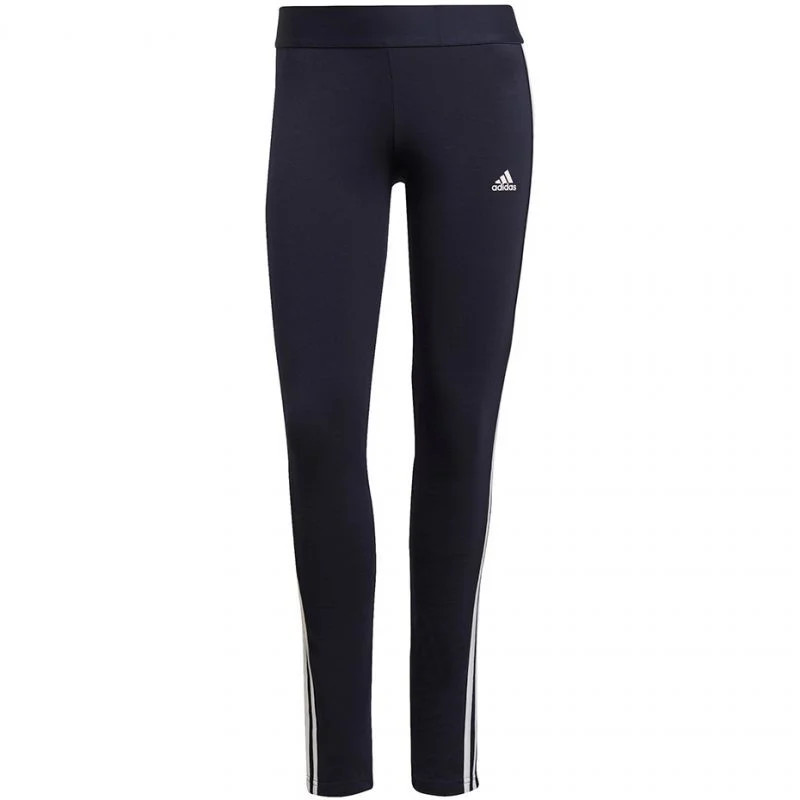 Dámske legíny Essentials 3S W H07771 Black and White - Adidas XS