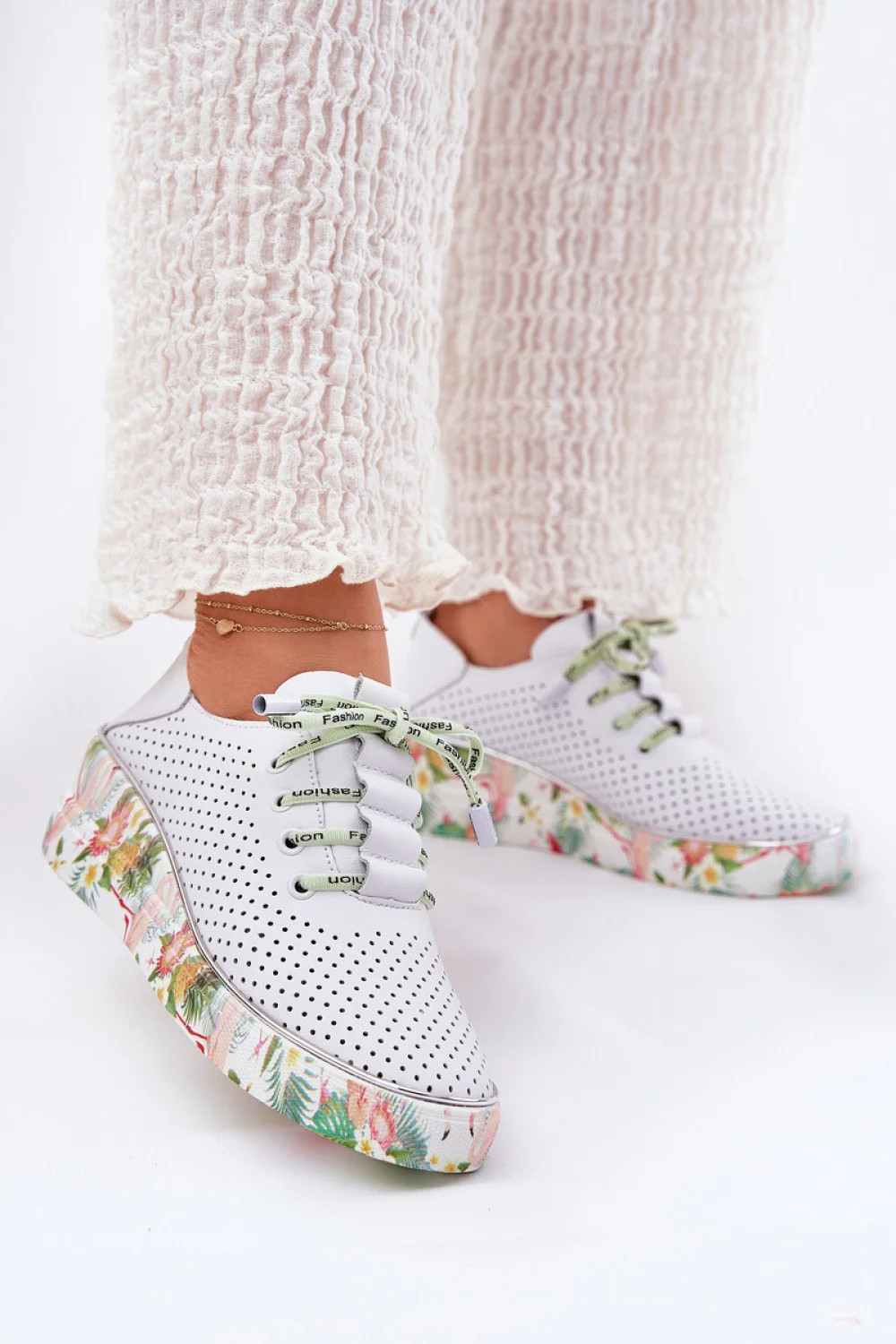 Dámske poltopánky 54C1807 zelené – Step in style 41