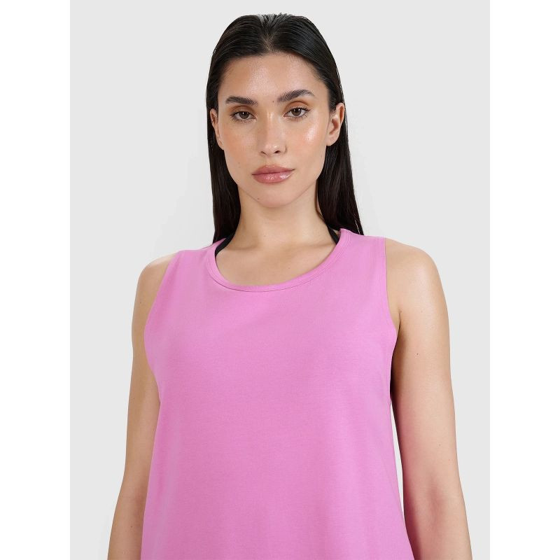 Dámské mini šaty 4FWSS25TDREF138-54S růžové - 4F XXL (obrázek 5)