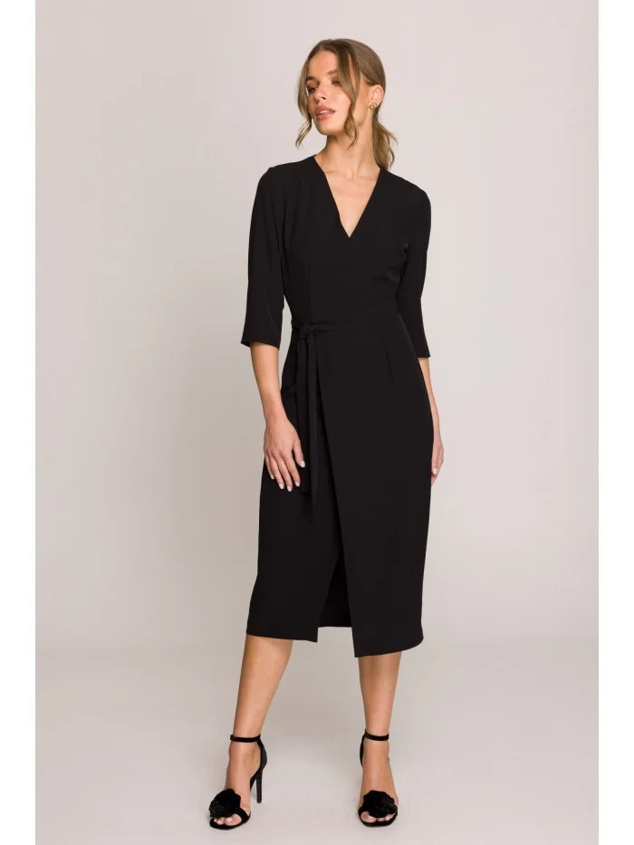 Dámské šaty S396 černé - Stylove L