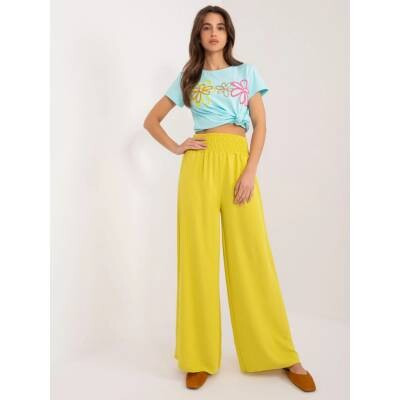 Dámské kalhoty 8390.70 žluté - FPrice one size