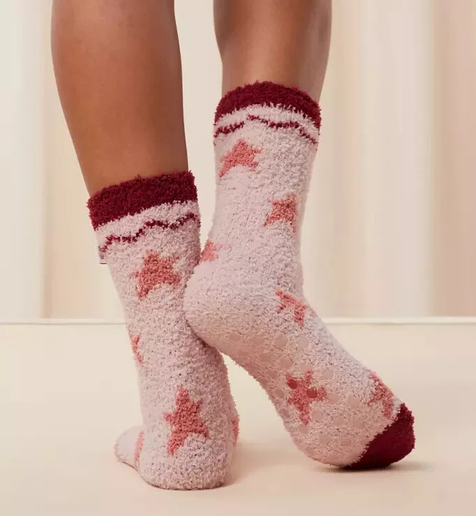 Dámské ponožky Accessories Socks 2 Pack 01 M005 1 - Triumph světlá kombinace červené (M005) 1 (obrázek 3)
