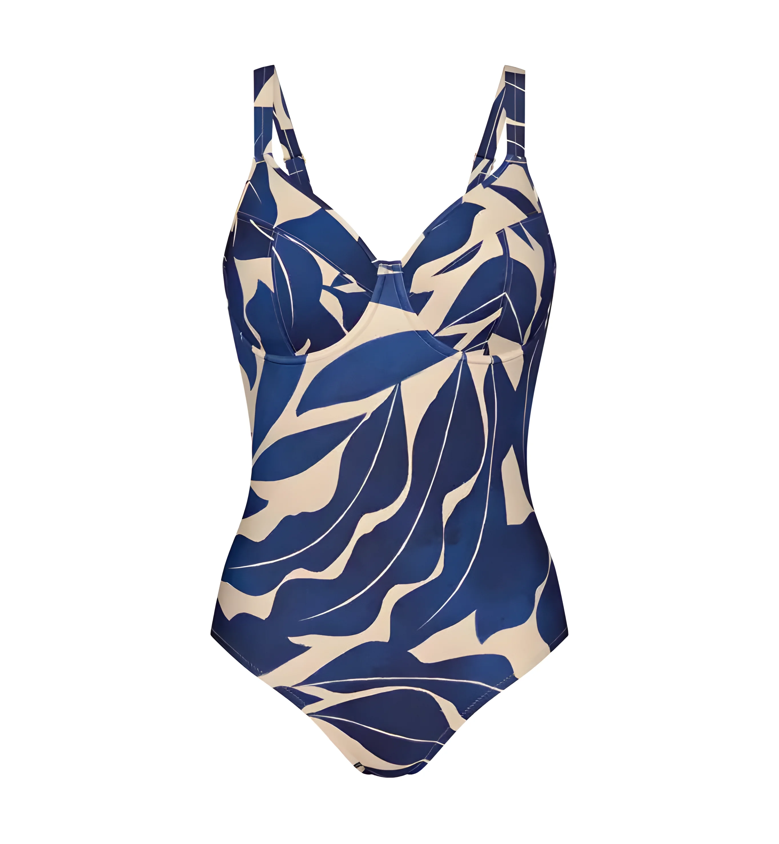 Dámské jednodílné plavky Summer Allure OW - Triumph světlá kombinace modré (M007) 046G