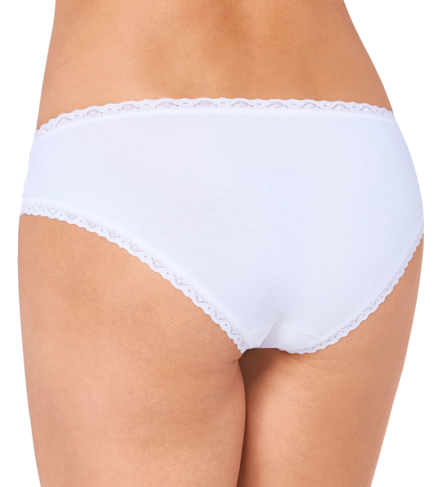 Kalhotky 24/7 Cotton Lace Hipster bílé - Sloggi bílá (0003) 036