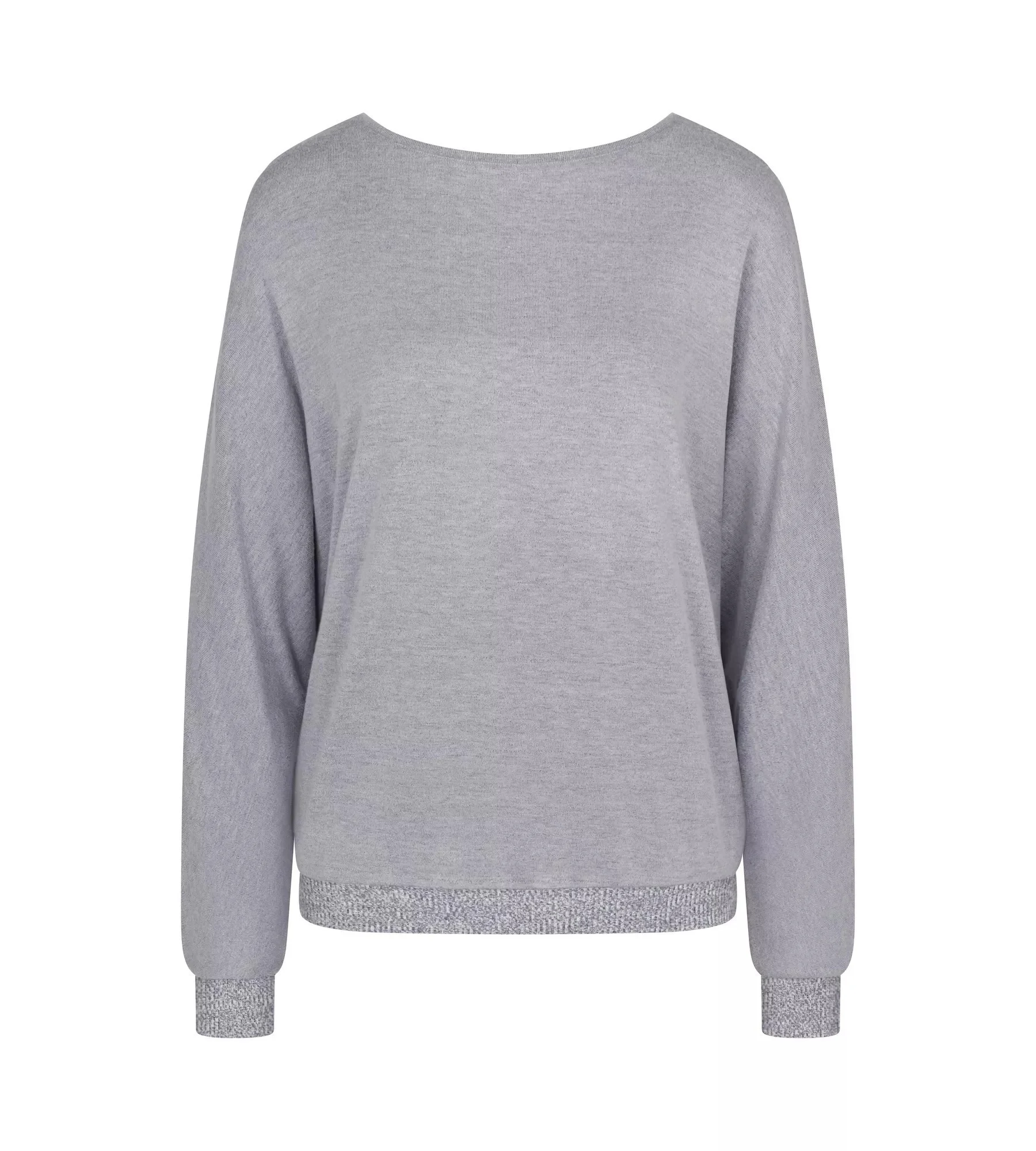 Dámský svetr Thermal SWEATER šedý tmavě šedý melange (M034) 0038 (obrázek 5)