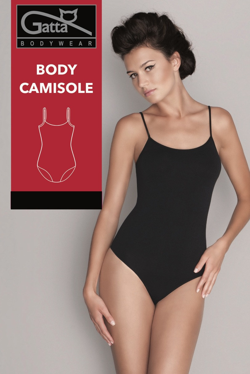 Dámske body Camisole - GATTA bodywear čierna XL