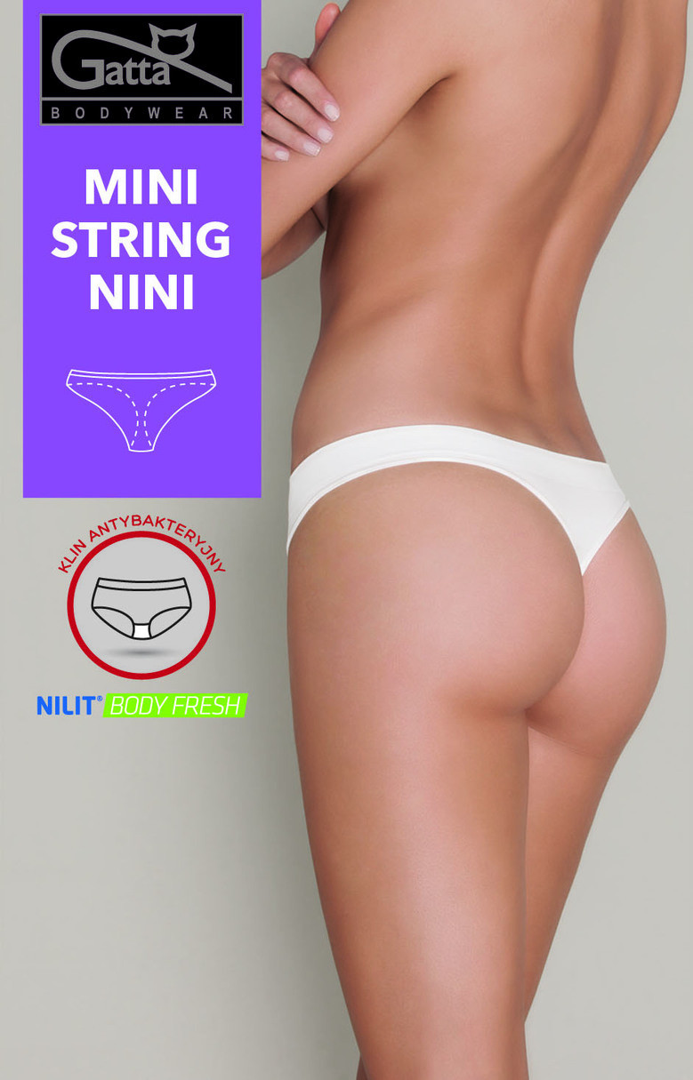 Dámske nohavičky string - M.String Nini čierna XL