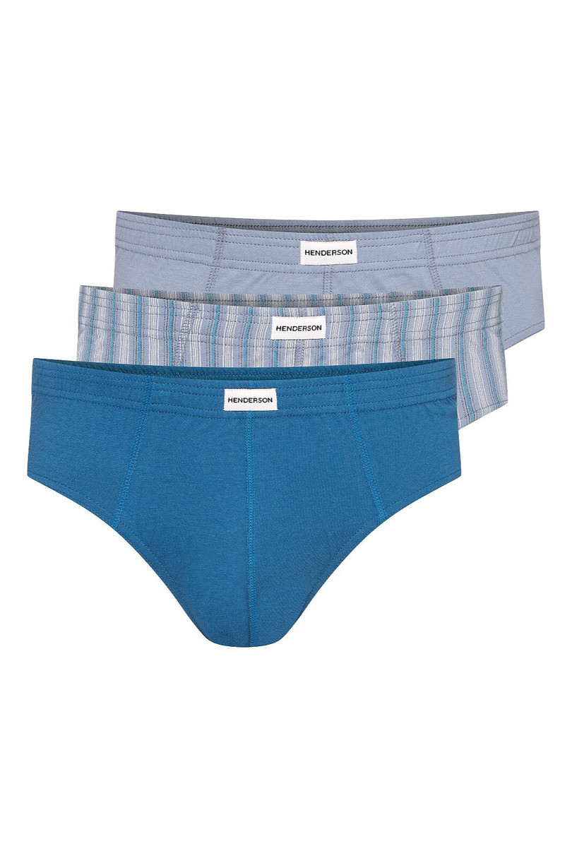 PÁNSKE KLASICKÉ SLIPY 3P 1446 - VÝPREDAJ SEA-GREY L