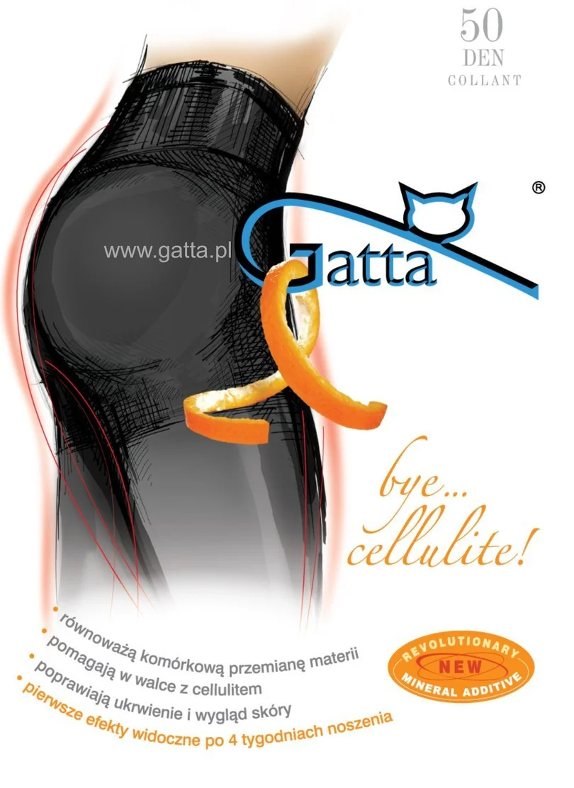 Dámské punčochové kalhoty BYE CELLULITE - GATTA nero 4-L (obrázek 3)