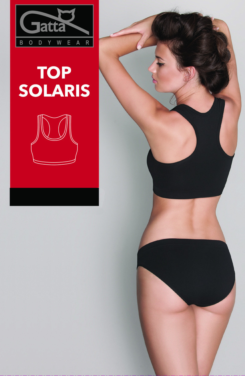 Dámsky športový top Solaris - GATTA bodywear čierna XL