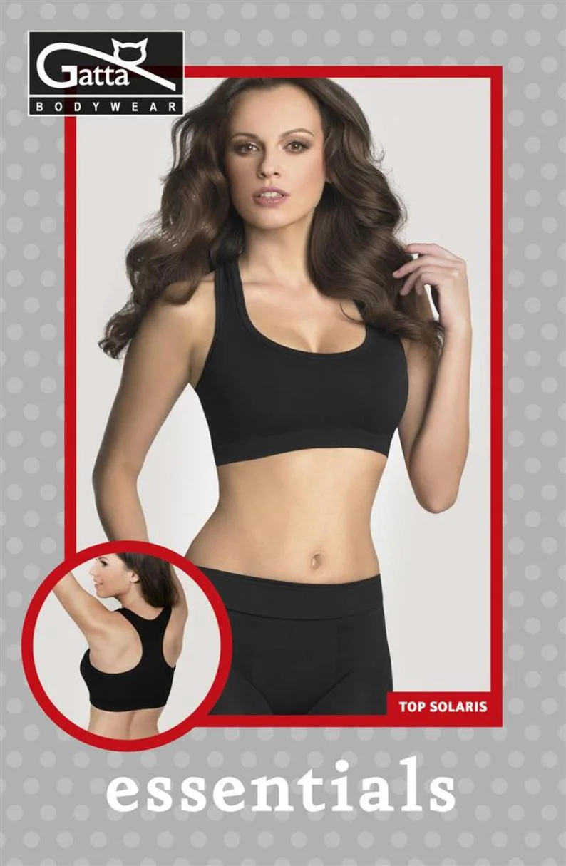 Dámský sportovní top Solaris - GATTA BODYWEAR černá XL (obrázek 5)
