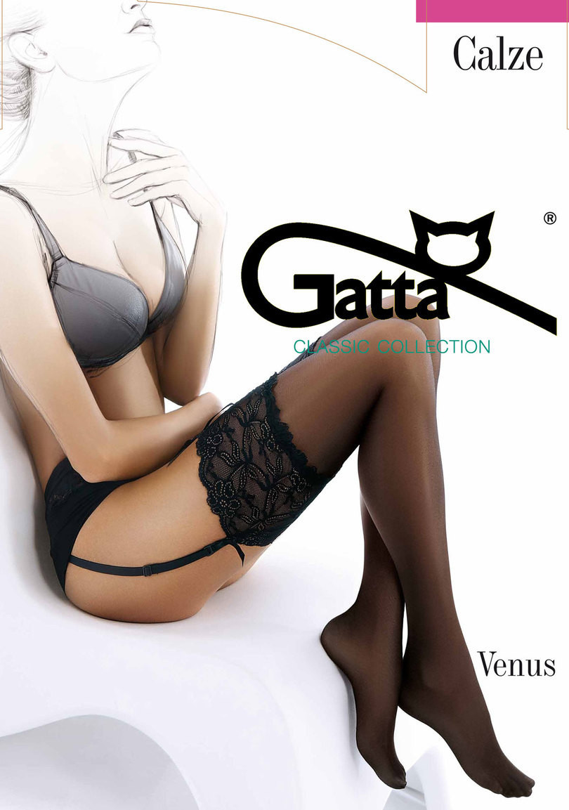 Dámské punčochy Venus - GATTA nero 3-4