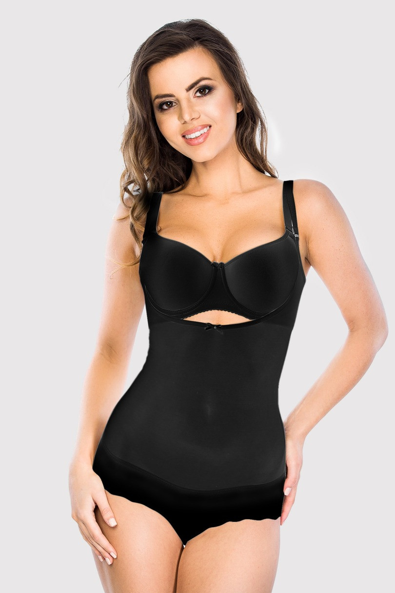 Dámské zeštíhlující body SENCE 18002 pudrově růžová XL (obrázek 14)