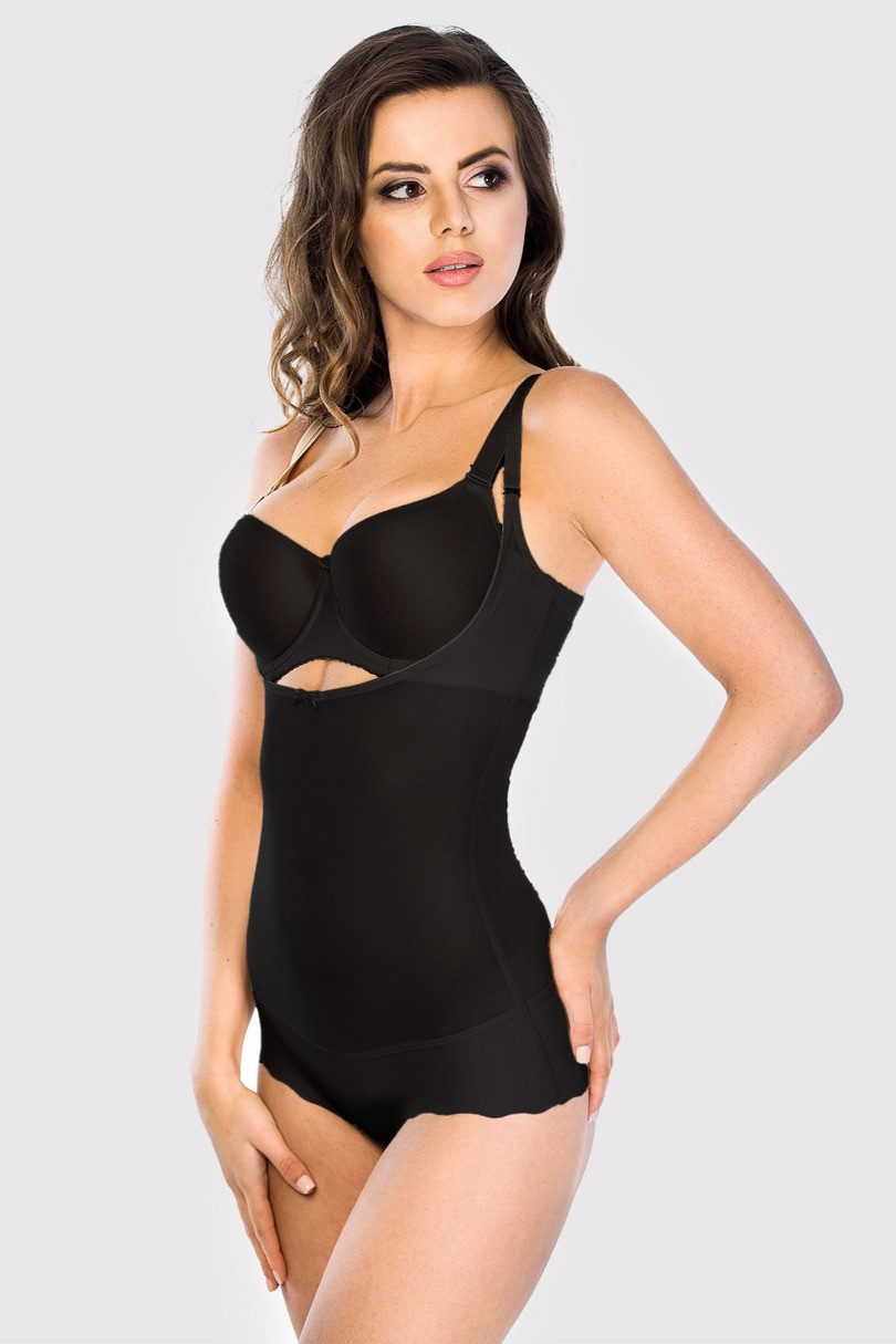 Dámské zeštíhlující body SENCE 18002 pudrově růžová XL (obrázek 11)
