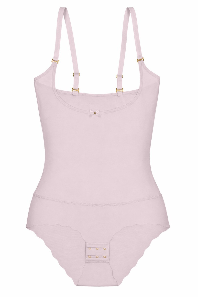Dámské zeštíhlující body SENCE 18002 pudrově růžová XL (obrázek 12)