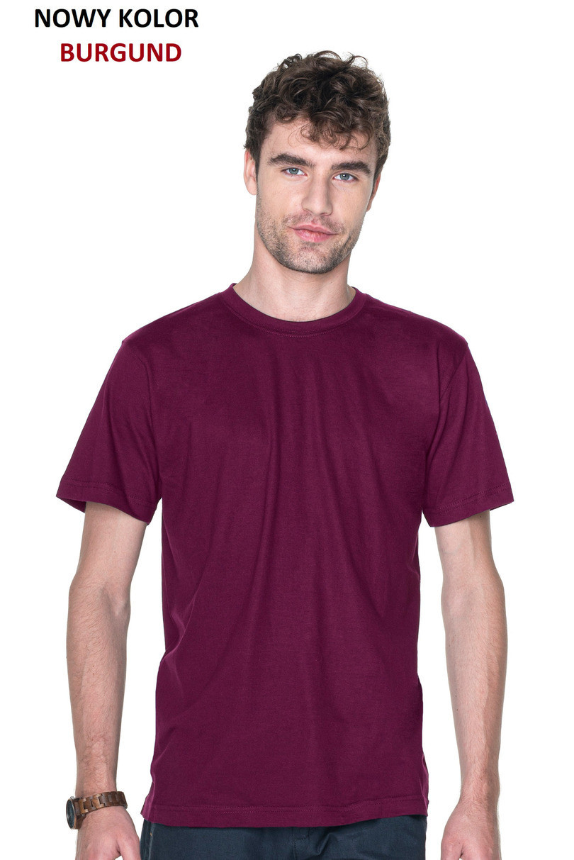 Pánske tričko T-shirt Heavy Slim 21174 - Promostars vínový XXL