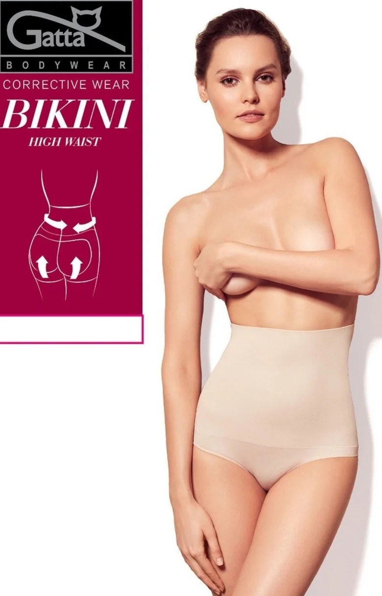 Dámské kalhotky HIGH WAIST CORRECTIVE WEAR světlý nahý XL (obrázek 5)