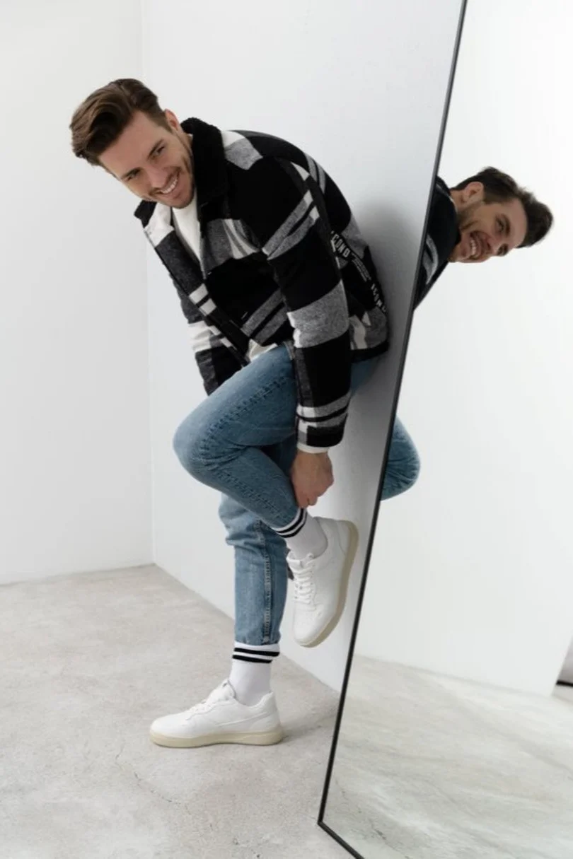 Pánske športové ponožky 057 bílá 47-50