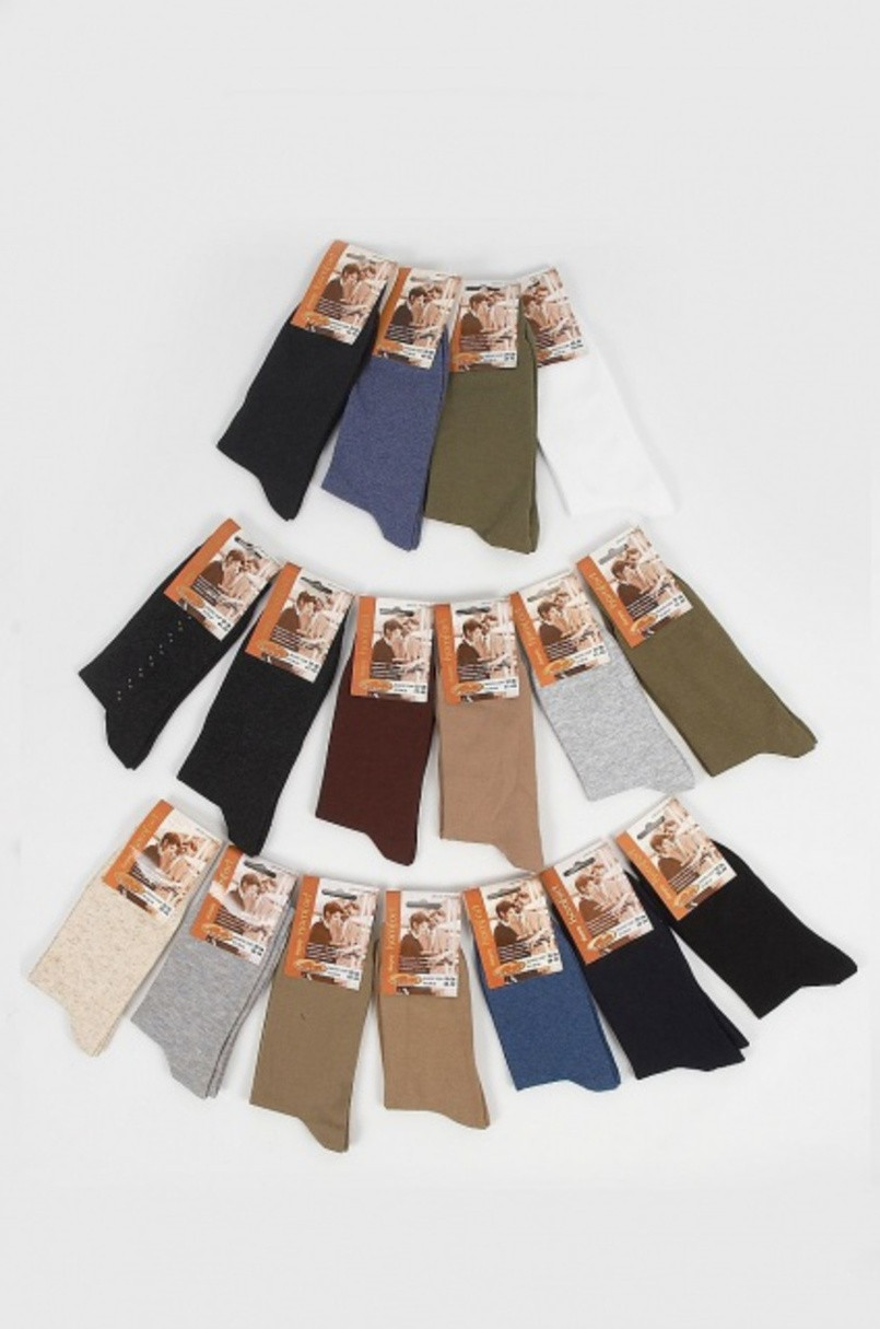 E-shop Pánske ponožky lycra KOMFORT bílá 27-28