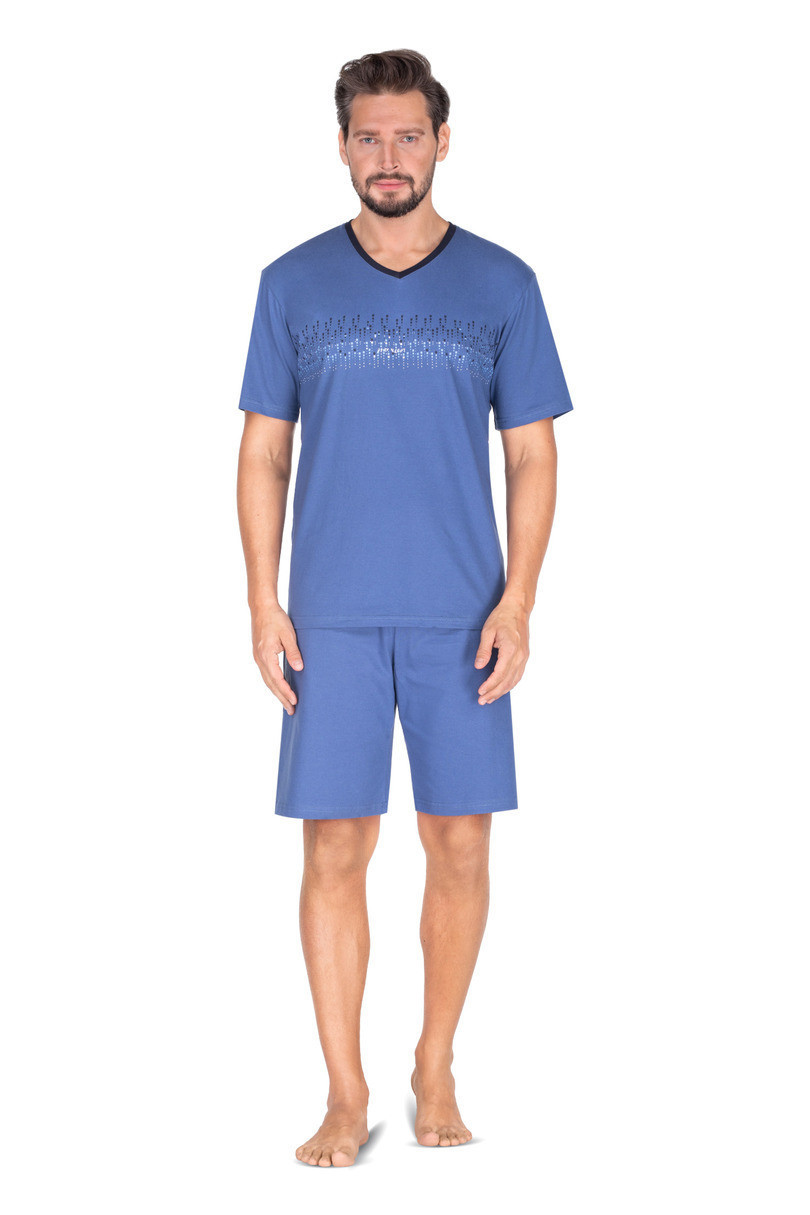 Pánské pyžamo model 18034043 - Regina Barva: Modrá, Velikost: M