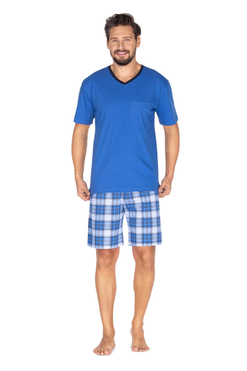 Pánské pyžamo model 18038541 - Regina Barva: Modrá, Velikost: M