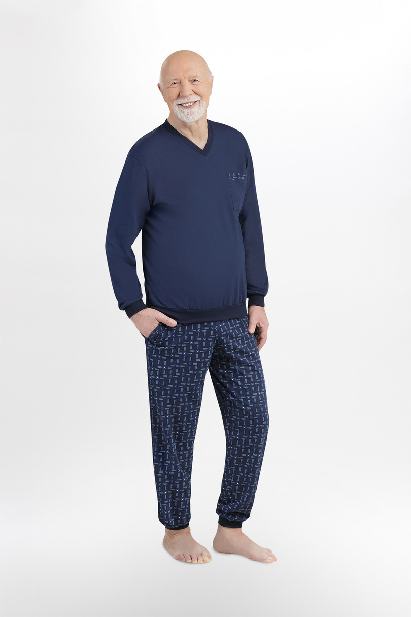 Pánské pyžamo tmavě modrá 2XL model 15557981 - MARTEL