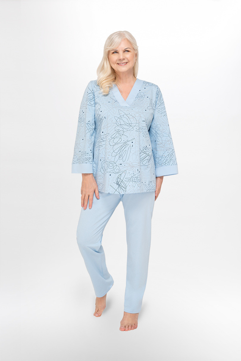 Dámské pyžamo model 17332044 - MARTEL Barva: Modrá, Velikost: M