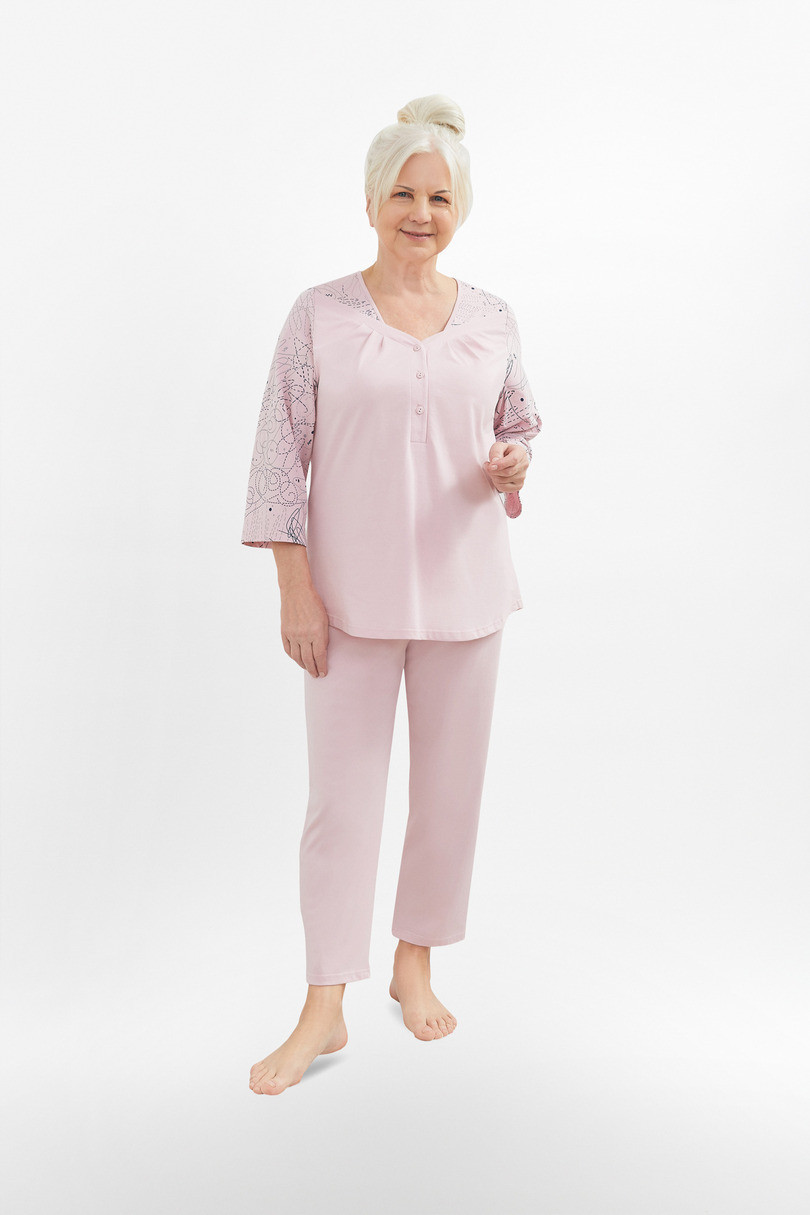 Dámské pyžamo model 17894855 - MARTEL Barva: Růžová, Velikost: 3xl