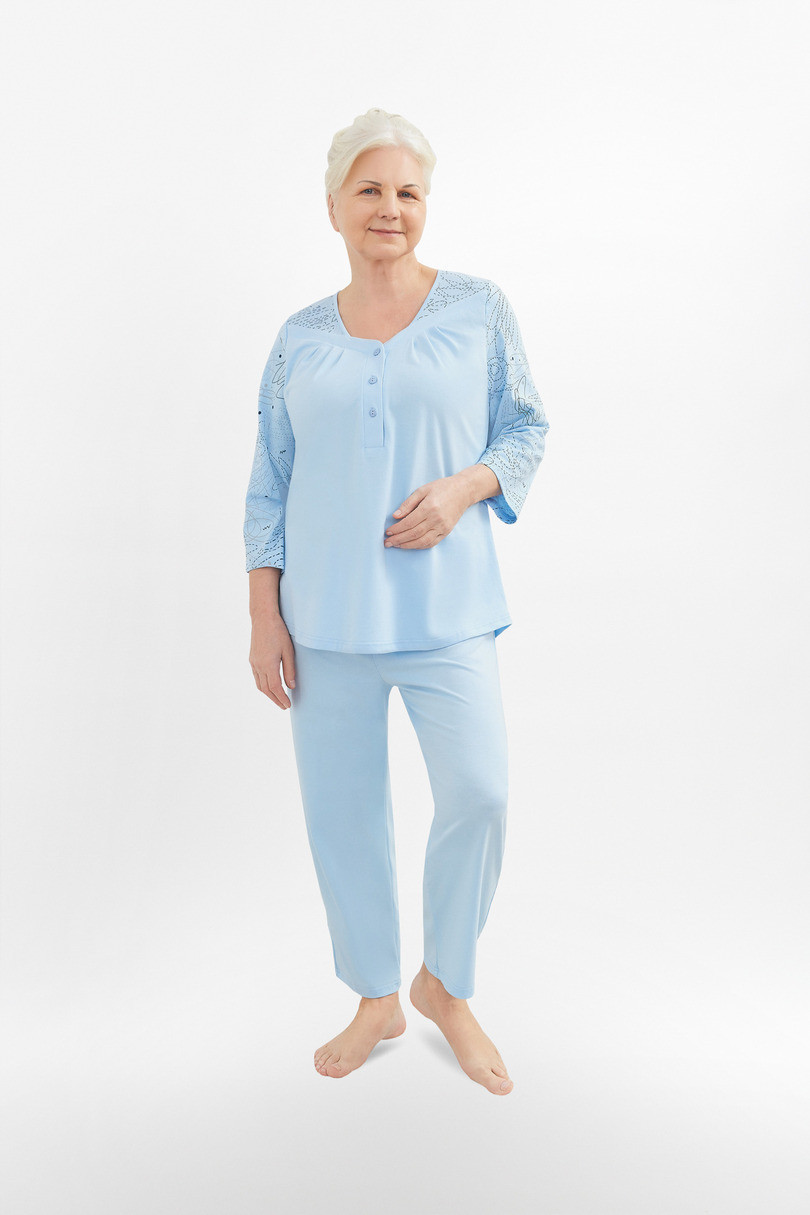Dámské pyžamo model 17894855 - MARTEL Barva: Modrá, Velikost: XL