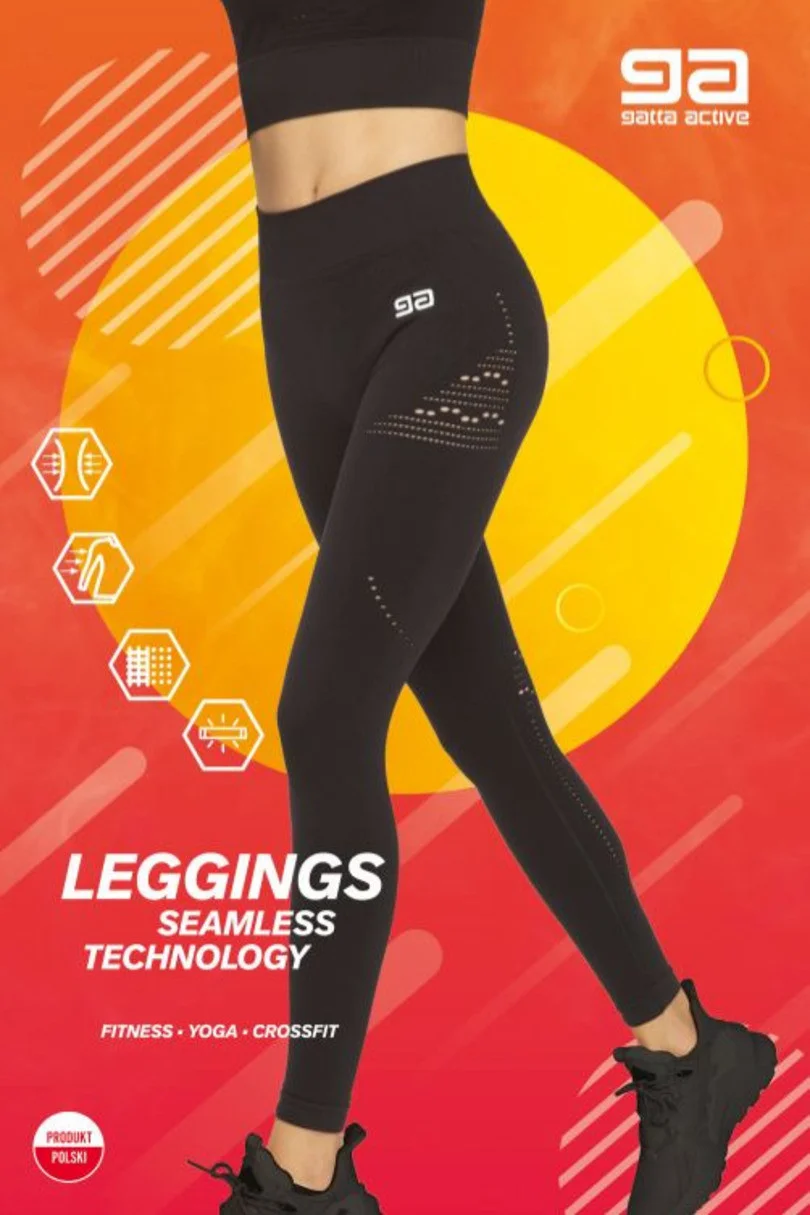 Dámské legíny FITNESS GA černá S (obrázek 5)