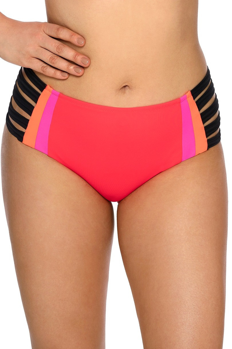 Dámské plavkové kalhotky SF model 17327285 NEON PINK neonově růžová XL - AVA SWIMWEAR