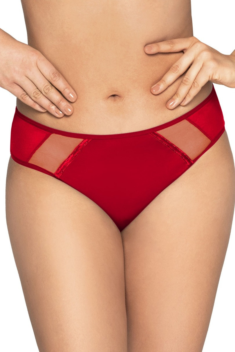 Dámské kalhotky AV 1030/1 RED Barva: červená, Velikost: XL