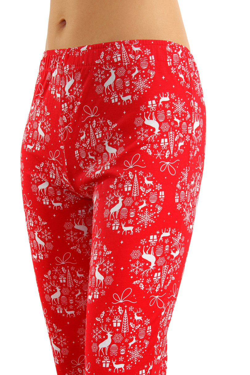 Dámské pyžamo model 17730599 Červená L - Sesto Senso