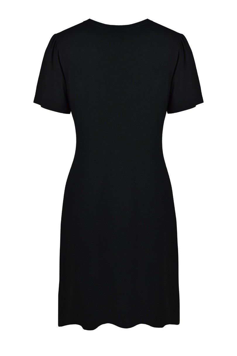 Dámská noční košilka model 17902819 - MEDIOLANO Barva: černá, Velikost: XL
