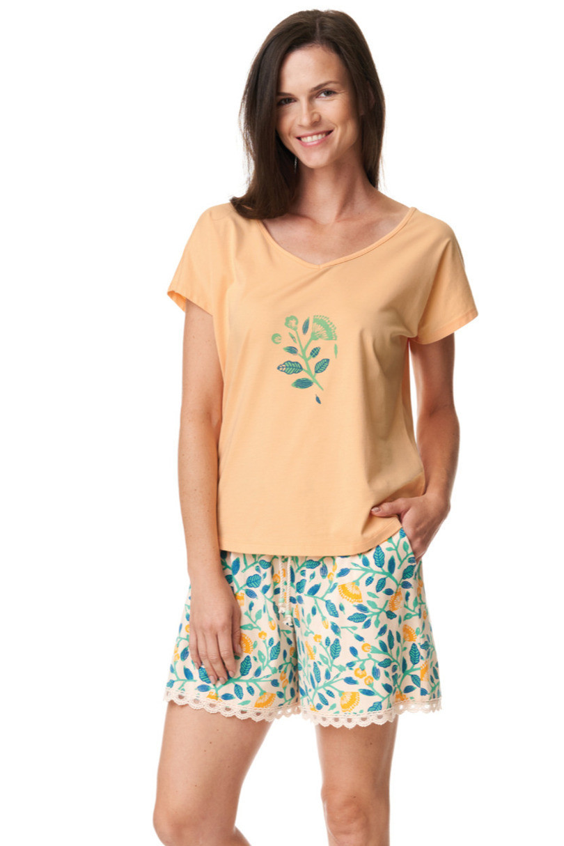 Dámské pyžamo LNS model 18123833 A23 - Key Barva: světle žlutá, Velikost: S