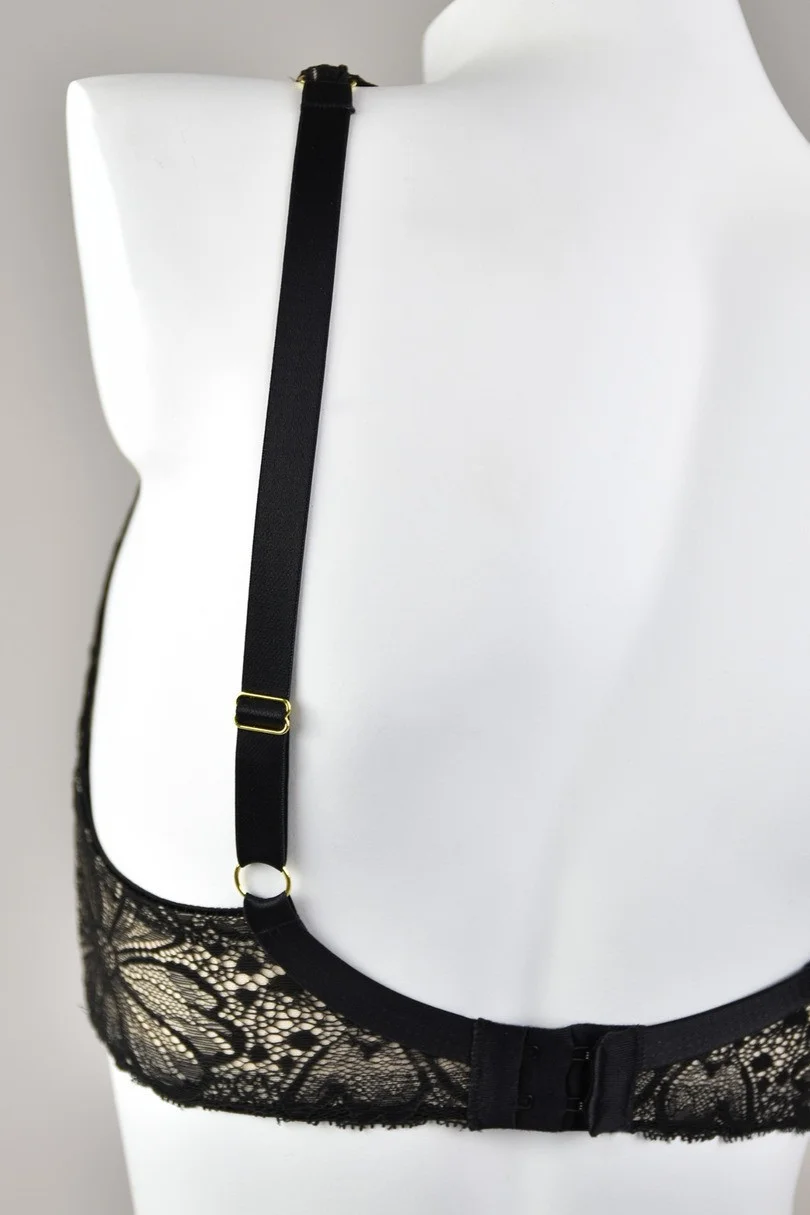 PODPRSENKA JULIA BRALETTE 19185 ČERNÁ černá a béžová 90B (obrázek 5)