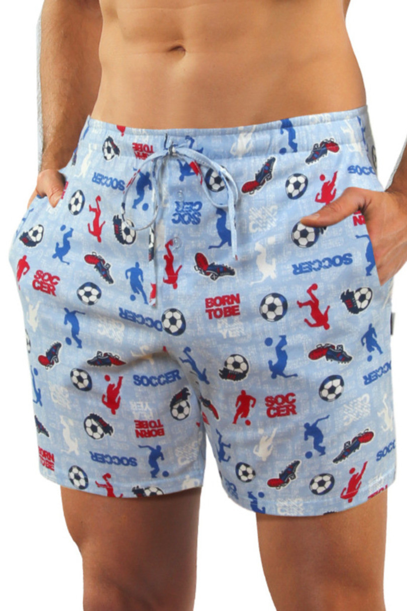 Pánské pyžamo s krátkými rukávy 2242/09 Modrá XL