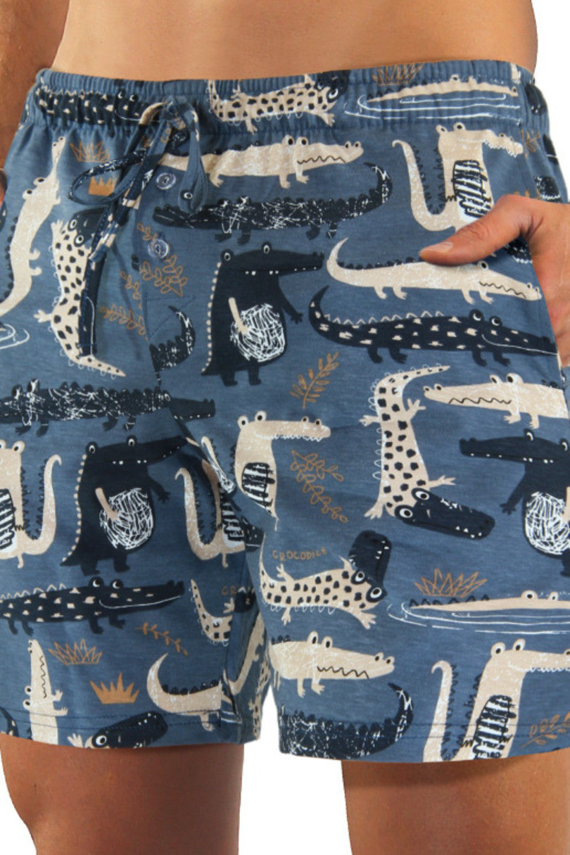 Pánské pyžamo s krátkými rukávy 2521/14 CROOKODYLE XL