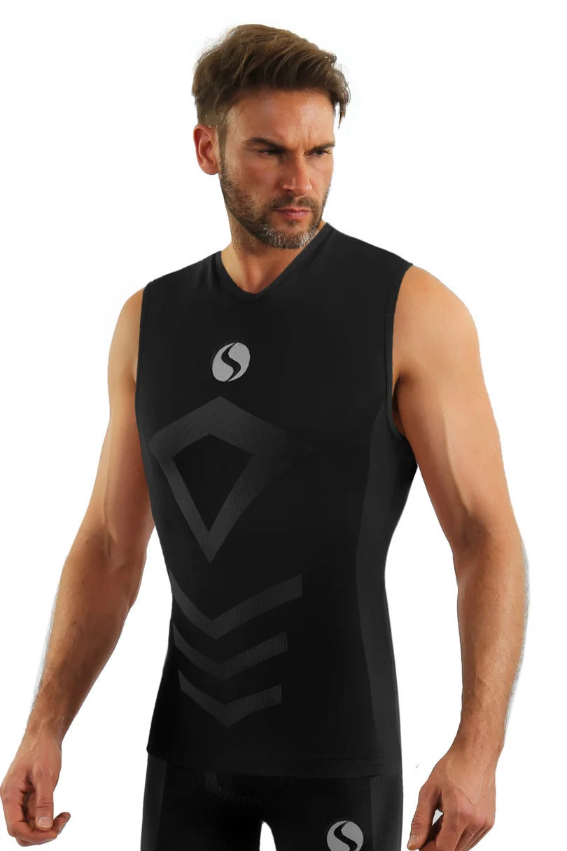 TERMO TRIČKO BEZ RUKÁVŮ CL38 černá XXL/3XL (obrázek 9)