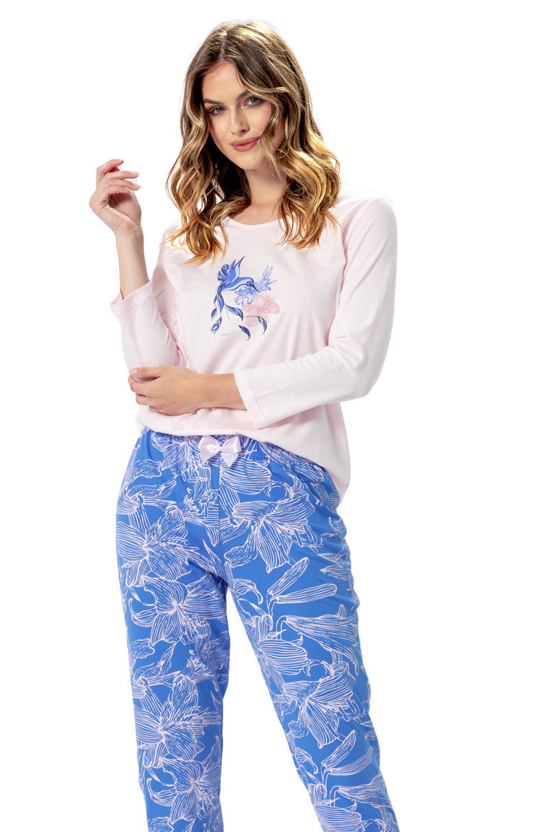 Dámské pyžamo BIANKA 1378 světle růžová XL