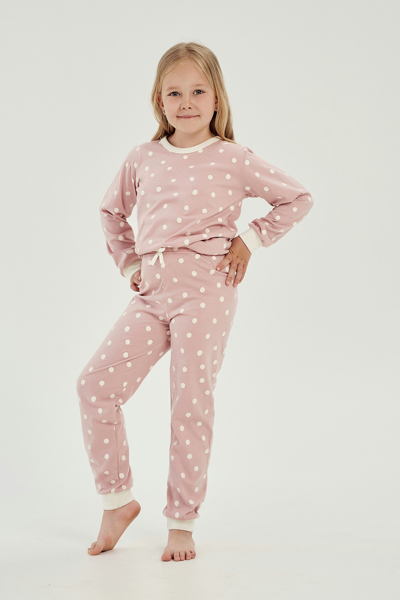 Dívčí pyžamo 3040 CHLOE Růžová 104