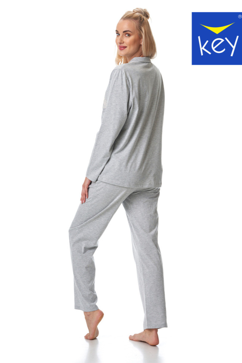 Dámské pyžamo LNS 266 B23 šedá XL