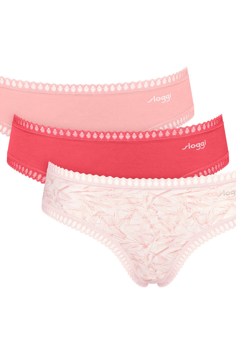 SLOGGI GO CRUSH HIPSTER KALHOTKY 3PACK M005 SMĚS BAREV L