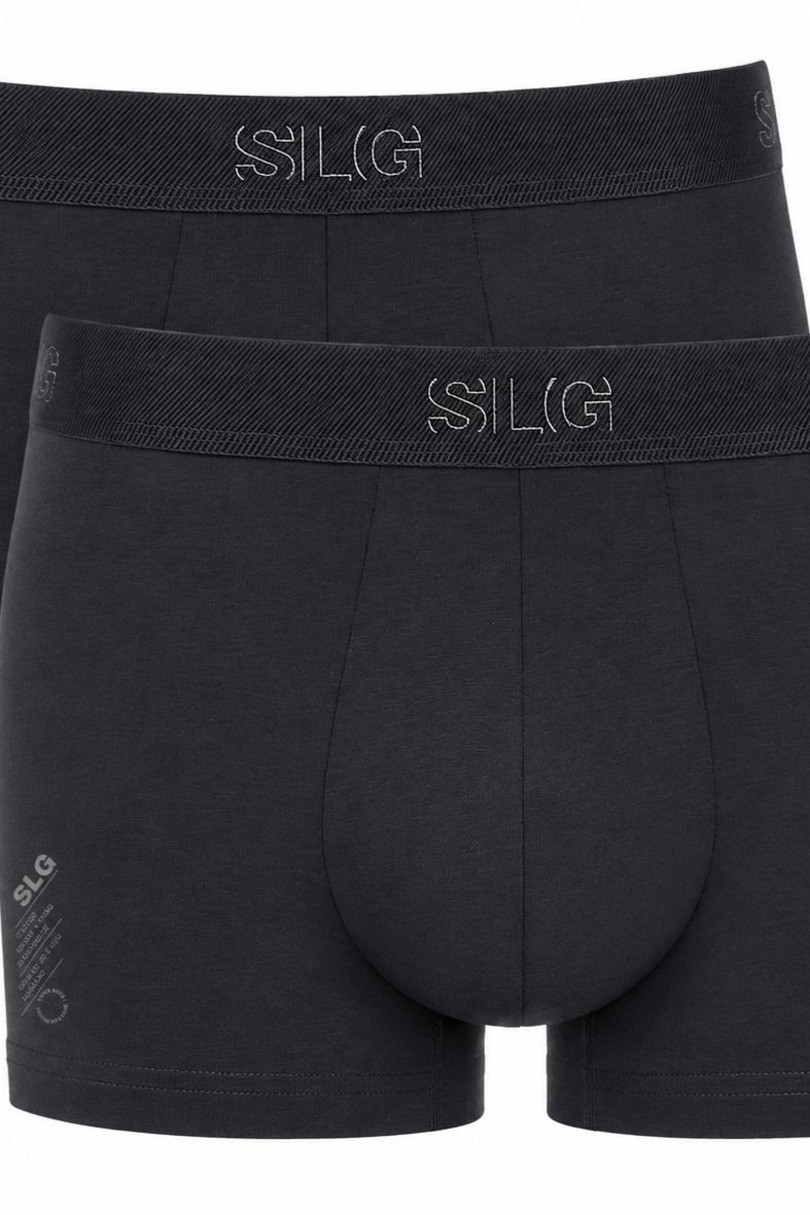 Boxerky SLG BASE TRUNK, balení po 2 kusech černá M