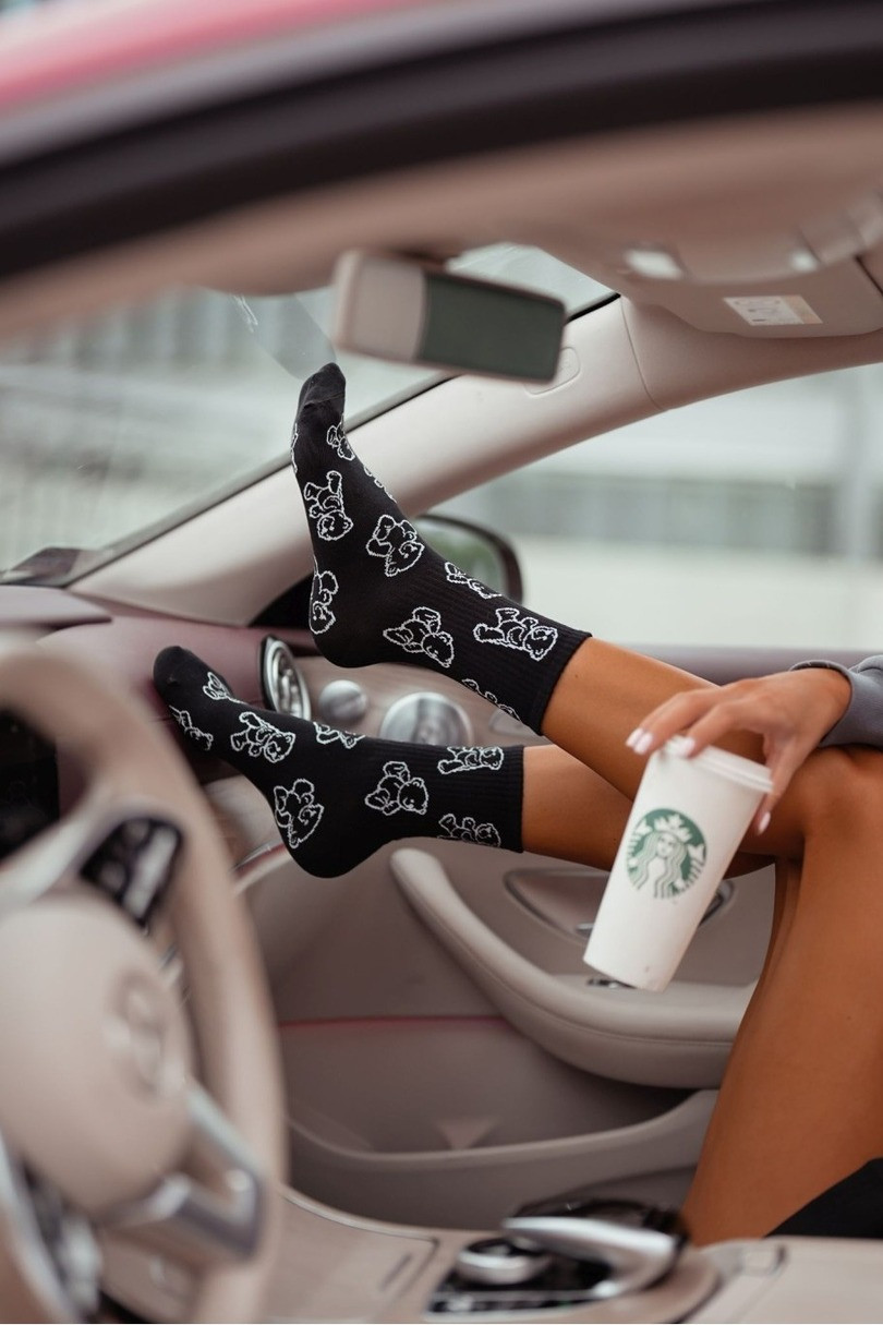 DÁMSKE PONOŽKY MEDVEDÍK 0200.126 bílá 37-41