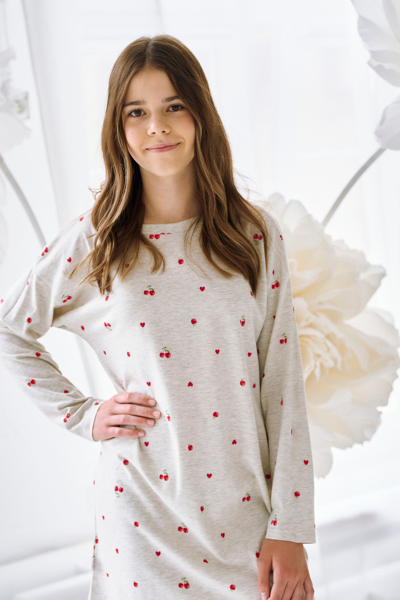 3504 DIEVČENSKÉ TRIČKO ADELE 146-158 šedá 158