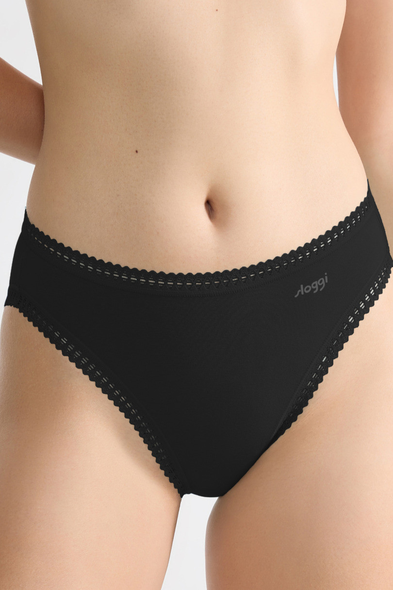 SLOGGI GO CRUSH KALHOTKY S VYSOKOU NOHAVIČKOU 3PACK BLACK černá XL (obrázek 4)