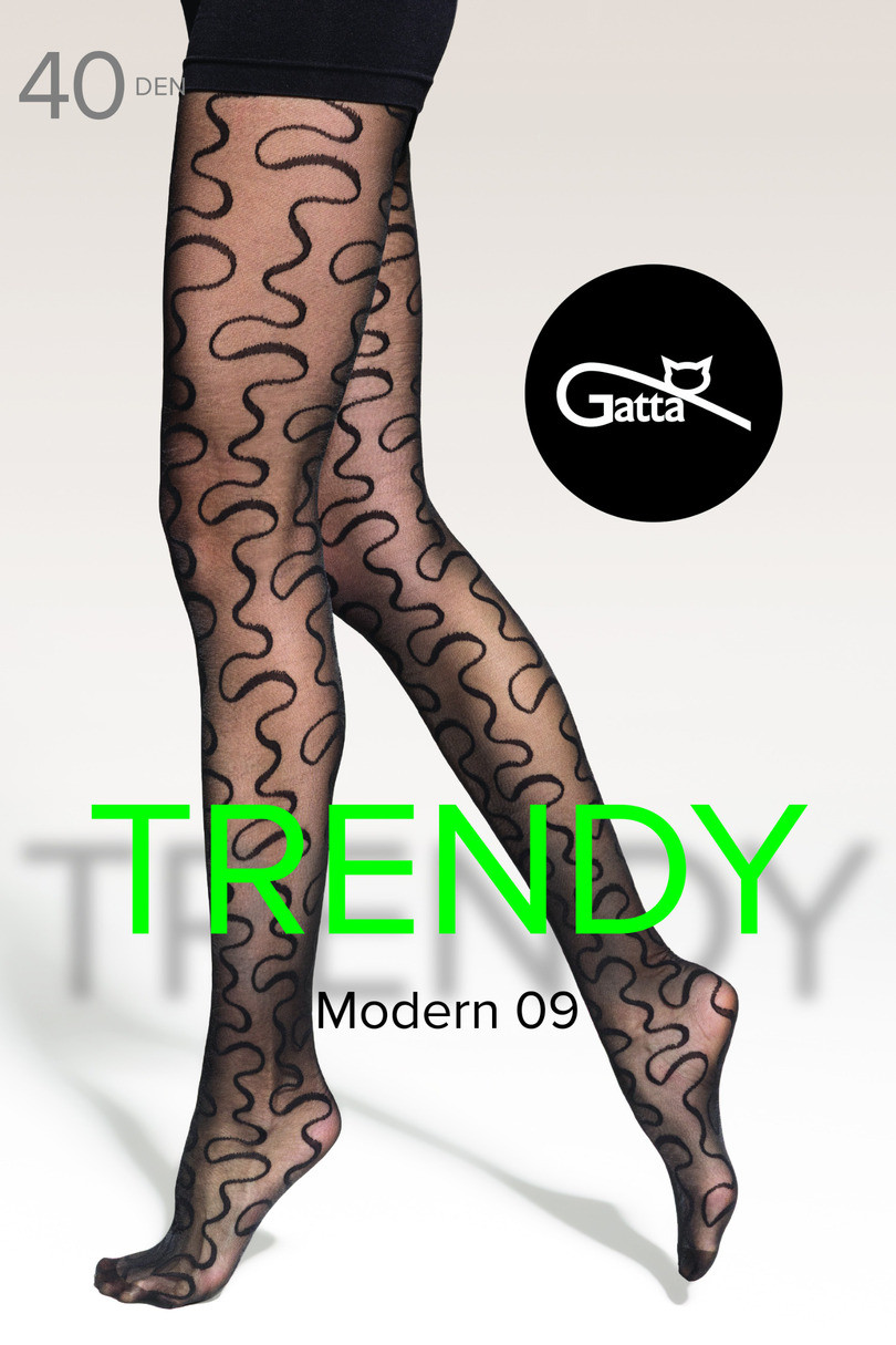 MODERN - 09 Pančuchy 40 DEN nero 3-M