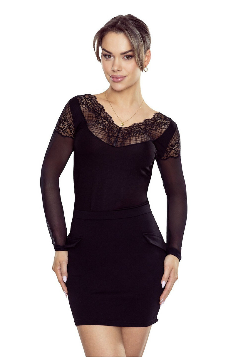 BLÚZKA MANAMI PLUS černá 3xl